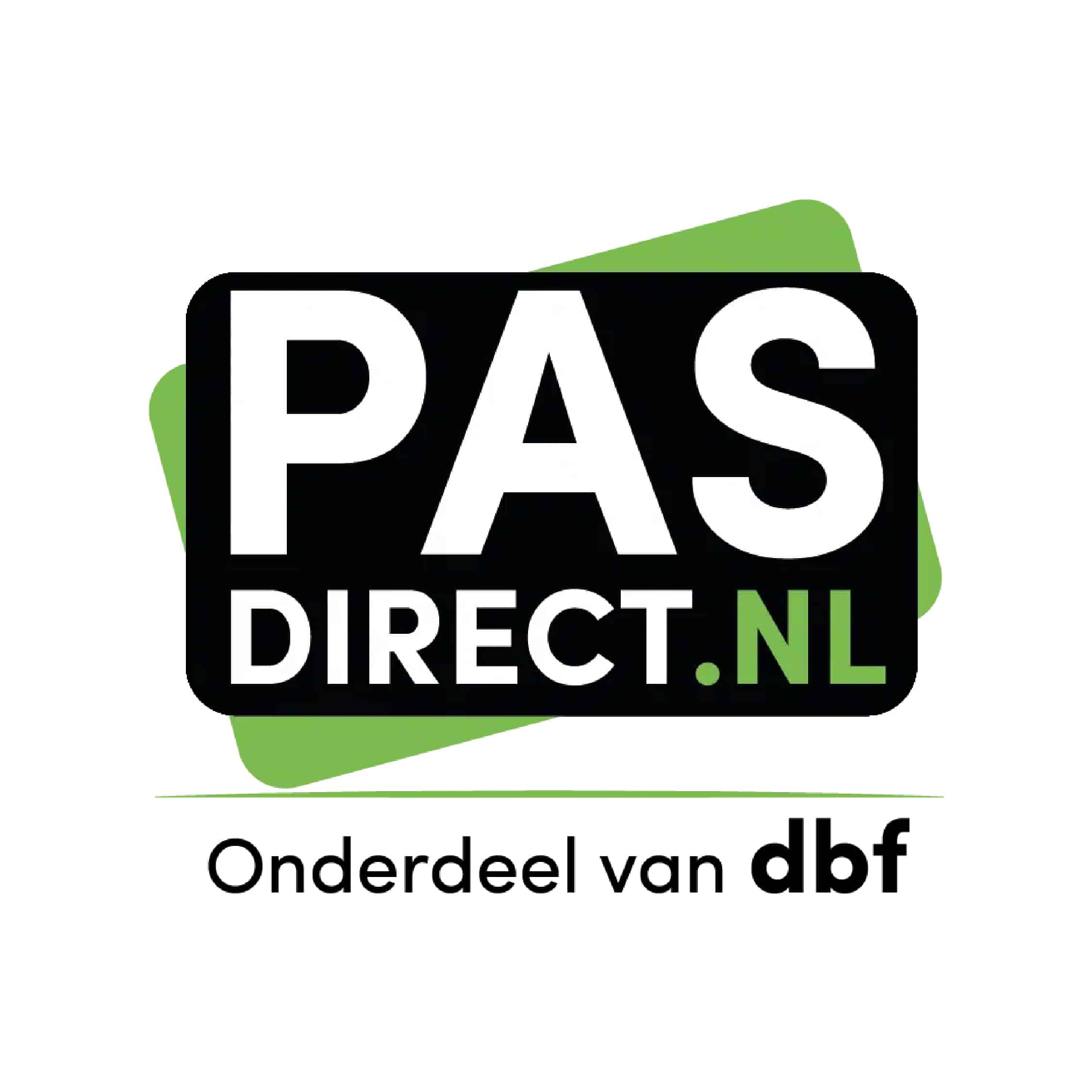 BURO210 Fullservice Marketingbureau Logo van Pasdirect.nl, onderdeel van DBF. Diensten aangeboden door Luc Zonneberg, dé specialist voor al uw pasfoto's en documenten.